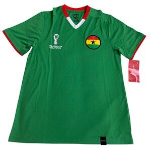 FIFA World Cup Qatar 2022 Ghana‎ Official Licensed Green Jersey Medium new
